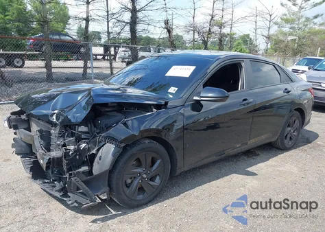 2021 Hyundai Elantra Sel из США, поврежденный, VIN KMHLM4AG1MU195878